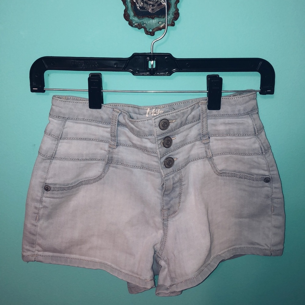 High waisted shorts
